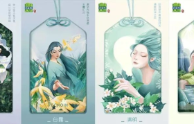 太仙了！百雀羚全年节气海报美翻了！