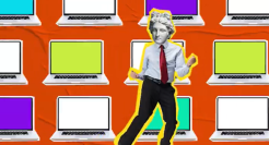 美团外卖艺术拼贴广告，画风有点神奇……