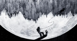 黄海操刀《独行月球》海报，氛围感拉满！