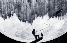 黄海操刀《独行月球》海报，氛围感拉满！