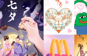 七夕海报合集，陪你度过浪漫一天