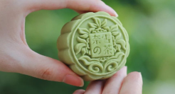 奈雪望月月饼礼盒设计，好一片金秋美景！