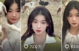 00后美少女8分钟宰一只羊走红，一周涨粉500多万
