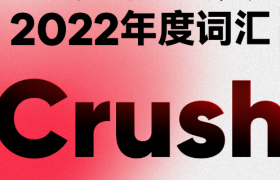 有道词典公布 2022 年度词汇「Crush」