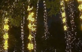 古典式浪漫！西安诗词灯创意绝了