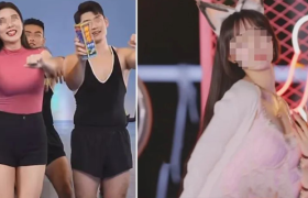 蜜雪冰城的女仆装，惊呆椰树椰汁