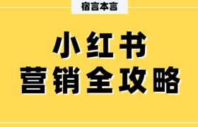 宿言：小红书营销全攻略，从平台特性到营销技巧！