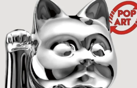 金属材质的海报运用，太高级了！