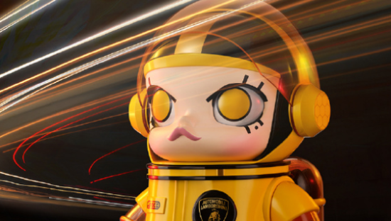 兰博基尼x泡泡玛特，融合时空科技感