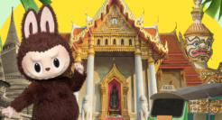 泡泡玛特x泰国国家旅游局，体验泰兰德的夏天