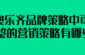 奥乐齐品牌策略中可借鉴的营销策略有哪些？