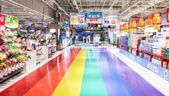 大润发奥运特辑，超市啦啦队登场