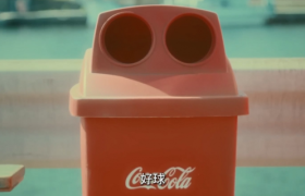 可口可乐公益广告，当一只回收箱开始说话