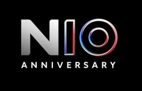 蔚来十周年纪念LOGO，设计很未来！