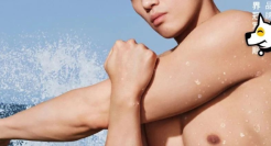 不穿衣服的广告，硬控泳坛“男模”！