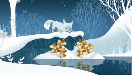 梵克雅宝璀璨冬日，小狐狸踏上寻找花朵的旅程