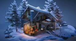 爱彼迎首支圣诞广告，动画片风格，超丝滑！