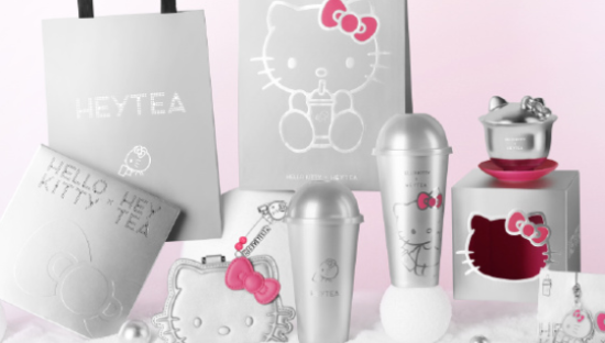 喜茶×Hello Kitty，永远年轻，永远Hello Kitty
