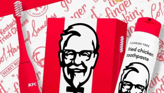 肯德基出炸鸡味牙膏，网友：越刷越饿？