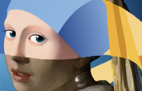 得宝 × 戴珍珠耳环的少女，将艺术藏入纸上